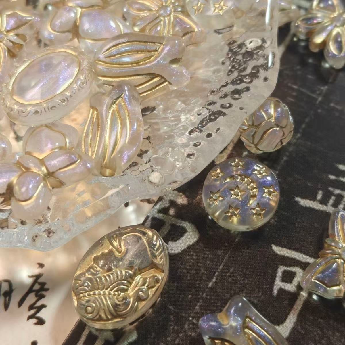 Vintage Czech Beads Lucky Bags--Crazy shop