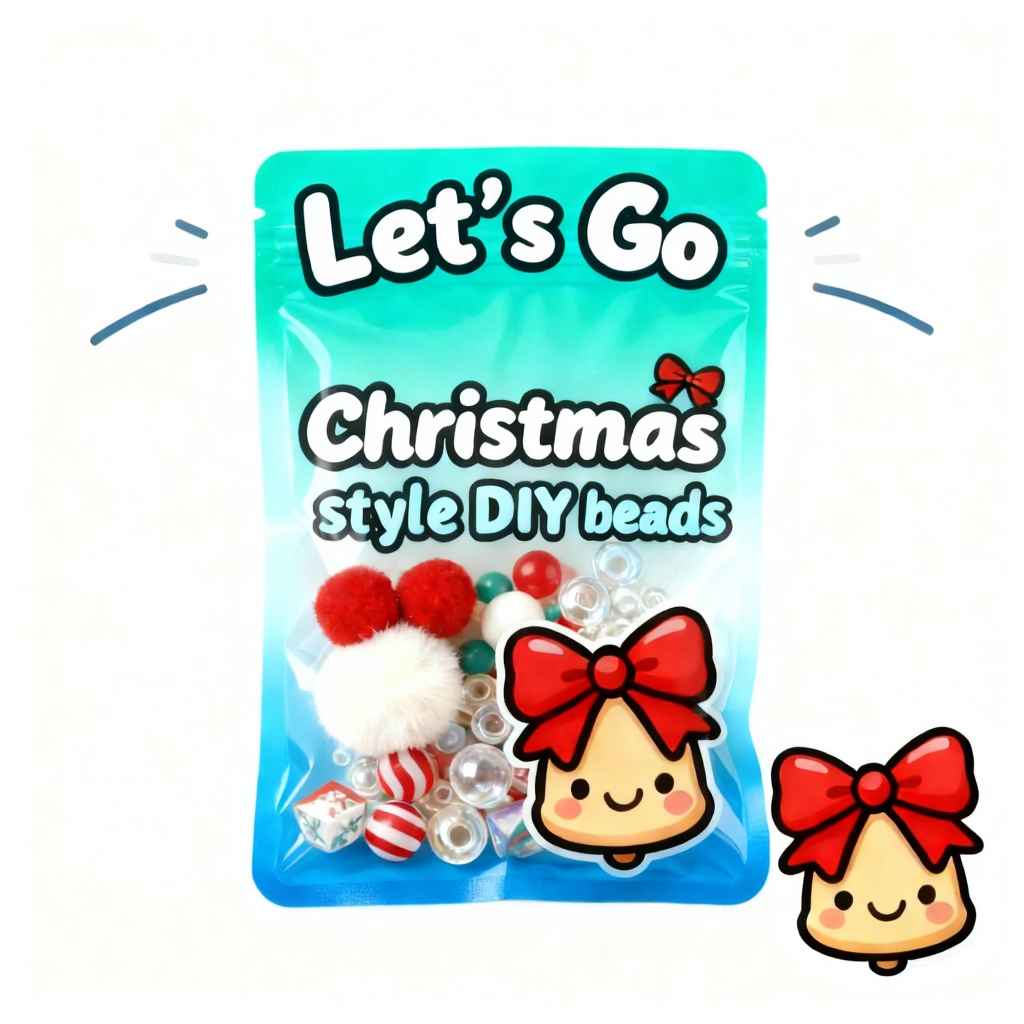 !!! NEW A variety of Christmas style DIY beads Lucky Bags-Crazy shop