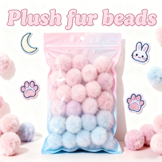 Plush Fur Beads Lucky Bags-Crazy shop