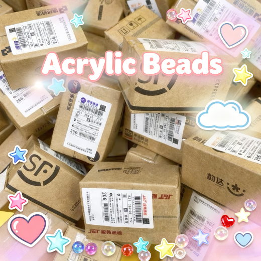 DIY Acrylic Beads Lucky Boxes-Crazy shop