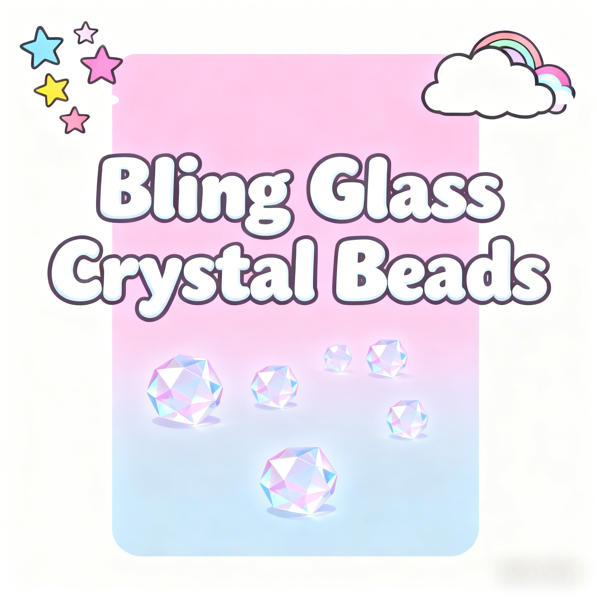 Bling Glass Crystal Beads Lucky Bags-Crazy shop