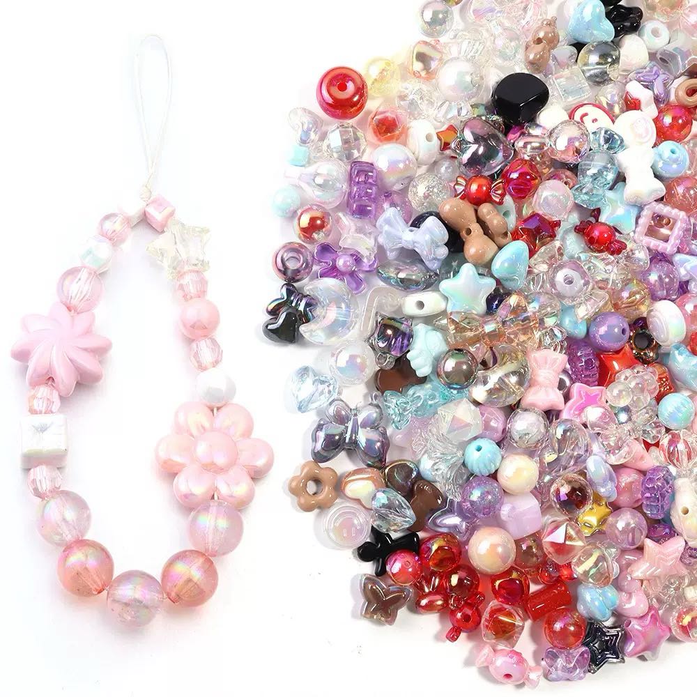 DIY Acrylic Beads Lucky Boxes-Crazy shop