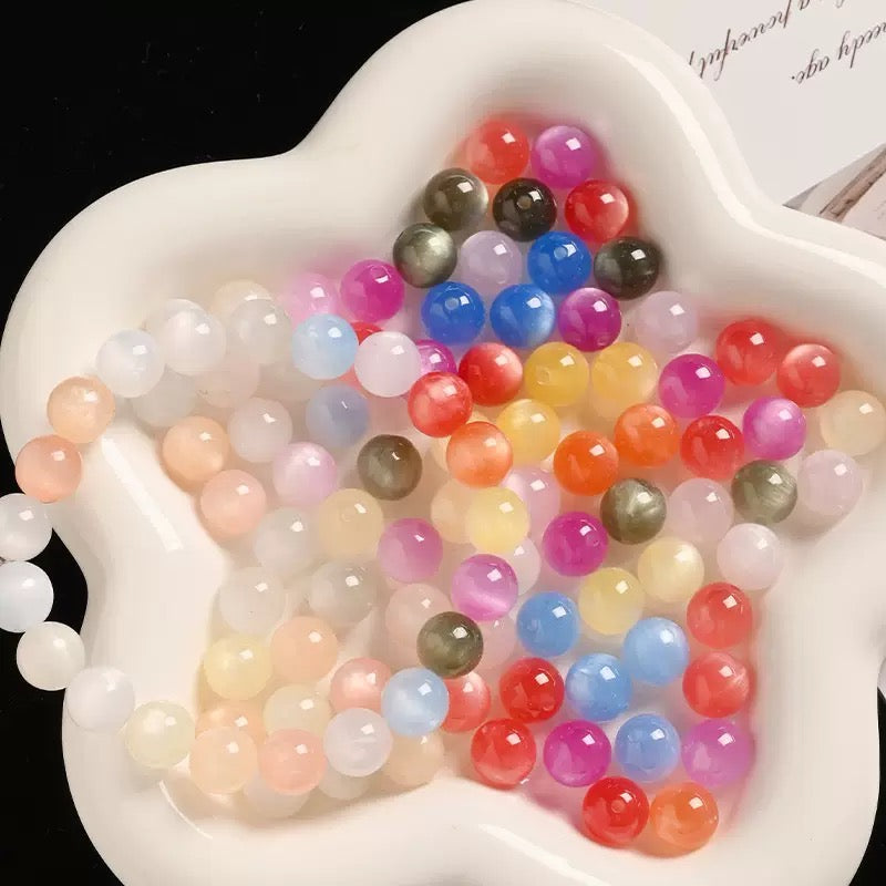 color changing resin fine glitter cateye beads Lucky Bags--Crazy shop